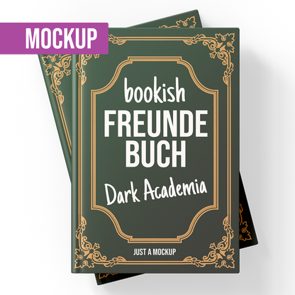 Bookish Freundebuch für Erwachsene DARK ACADEMIA