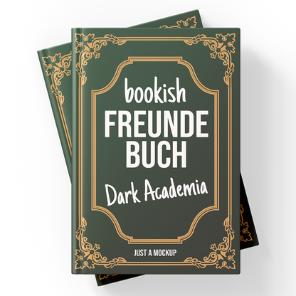 Bookish Freundebuch für Erwachsene DARK ACADEMIA