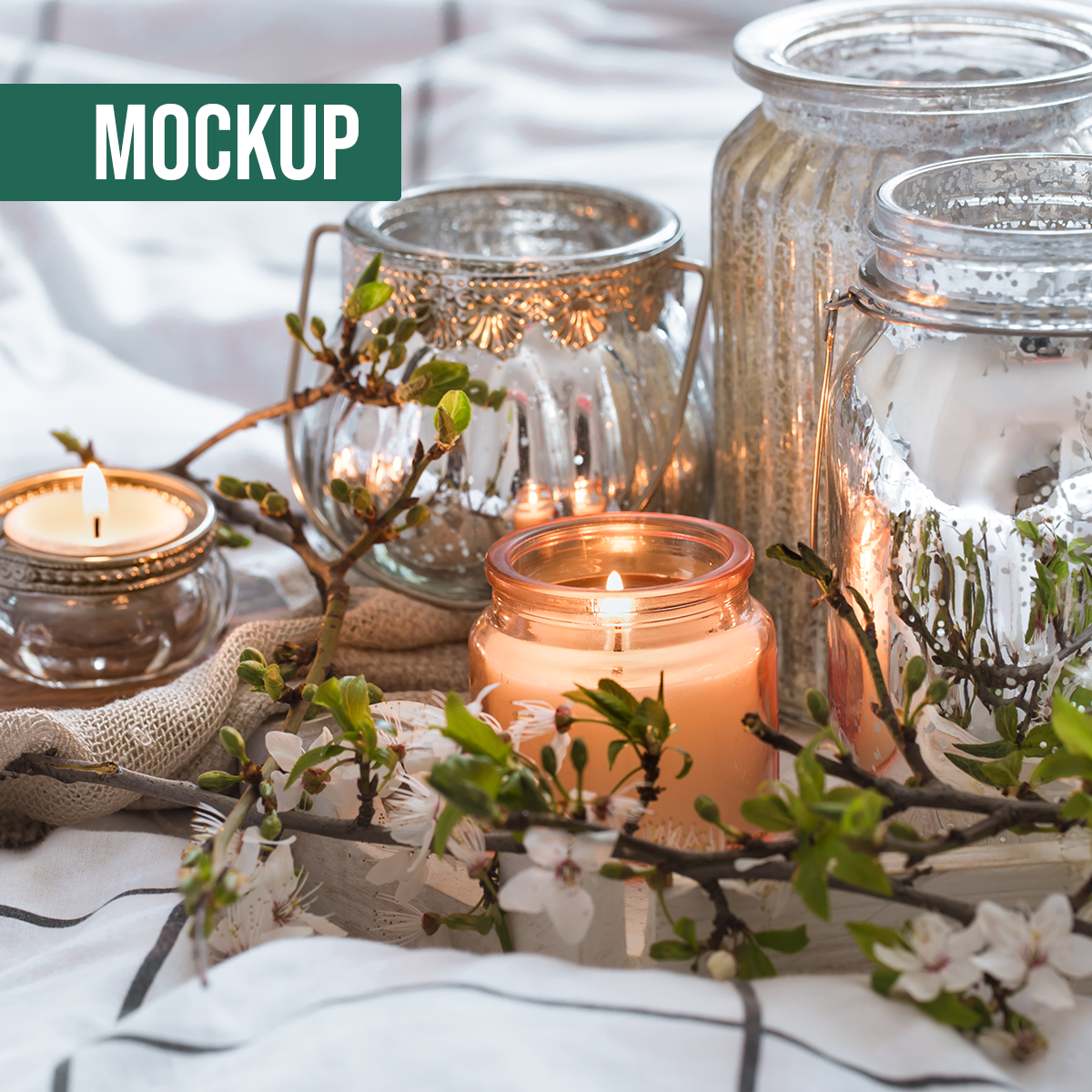 The Fairy Season Glaskerze