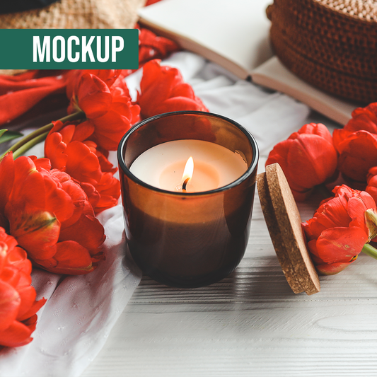 Midnight Forest Glaskerze