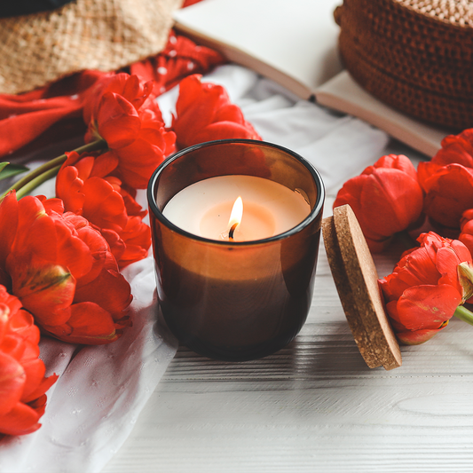 Midnight Forest Glaskerze